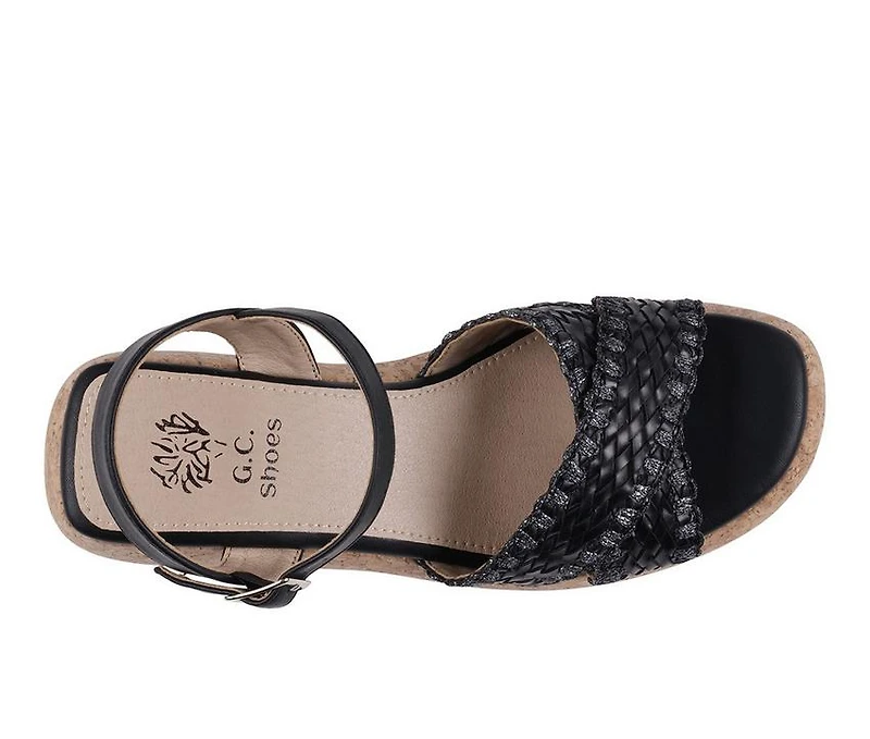 Women's GC Shoes Lucy Platform Wedge Sandals