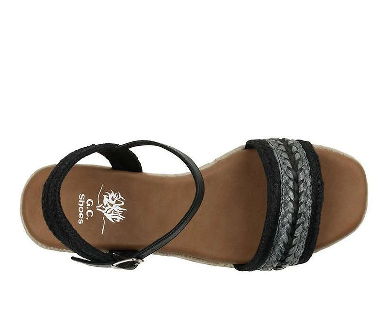 Women's GC Shoes Solene Espadrille Wedges