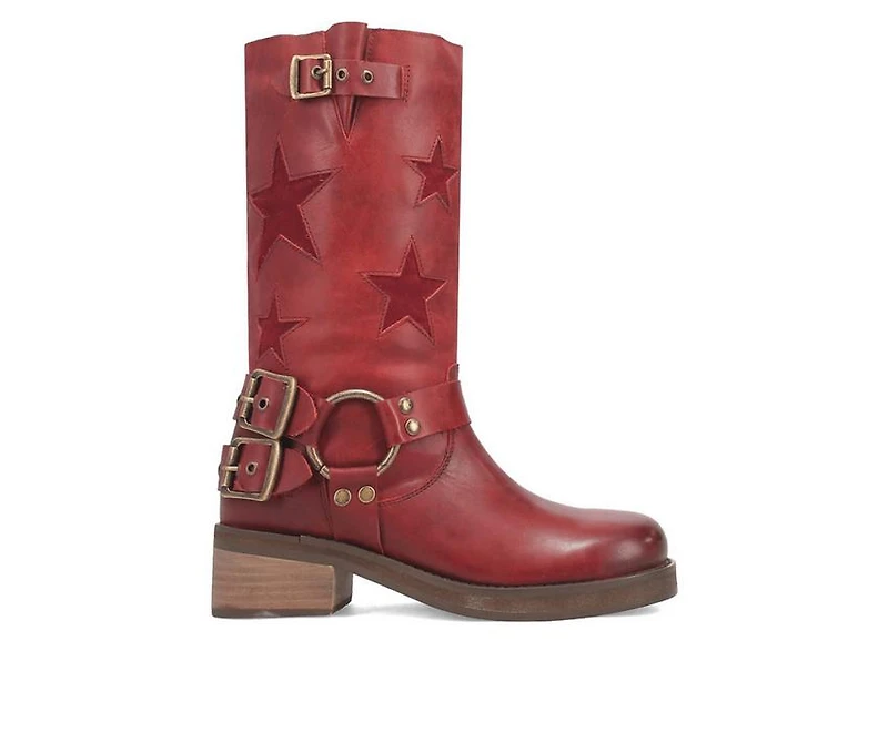 Women's Dingo Boot Blacklist Mid Calf Moto Boots