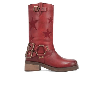 Women's Dingo Boot Blacklist Mid Calf Moto Boots