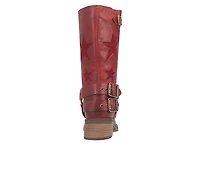Women's Dingo Boot Blacklist Mid Calf Moto Boots