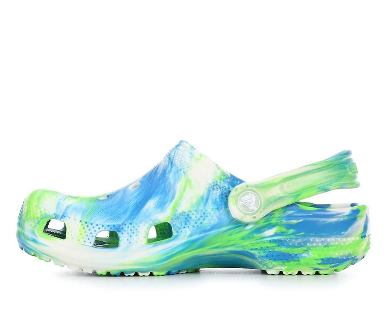 Boys' Crocs Little Kid & Big Classic Glow Marbled Clogs