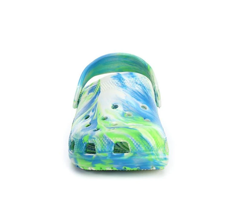 Boys' Crocs Little Kid & Big Classic Glow Marbled Clogs