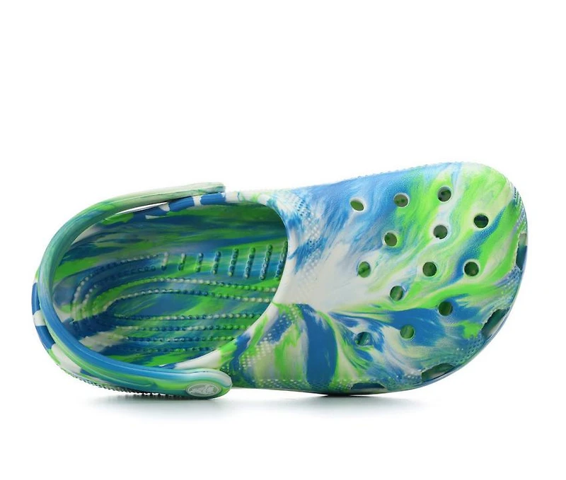 Boys' Crocs Little Kid & Big Classic Glow Marbled Clogs