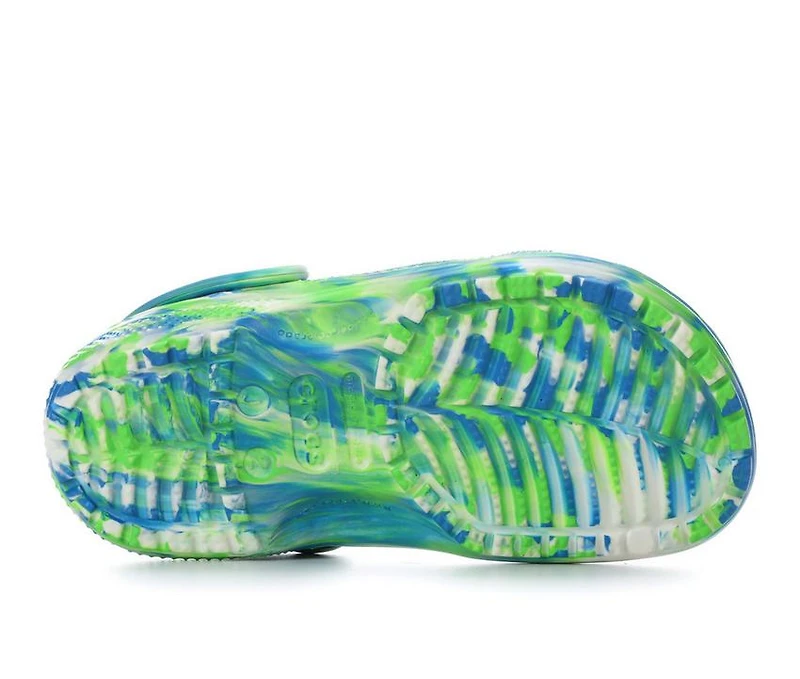 Boys' Crocs Little Kid & Big Classic Glow Marbled Clogs