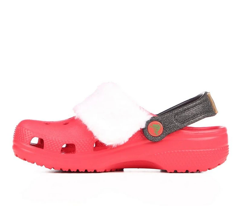 Kids' Crocs Toddler Classic Lined Santa Clogs