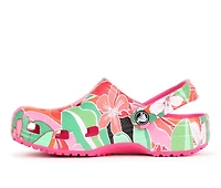 Girls' Crocs Little Kid & Big Classic Woodcut Floral Clogs