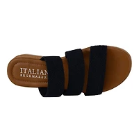 Women's Italian Shoemakers Hylee Low Wedge Sandals