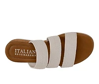 Women's Italian Shoemakers Hylee Low Wedge Sandals