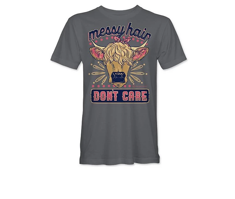 It's a Girl Thing Messy Hair Short Sleeve Shirt