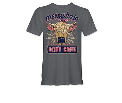 It's a Girl Thing Messy Hair Short Sleeve Shirt
