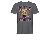 It's a Girl Thing Messy Hair Short Sleeve Shirt
