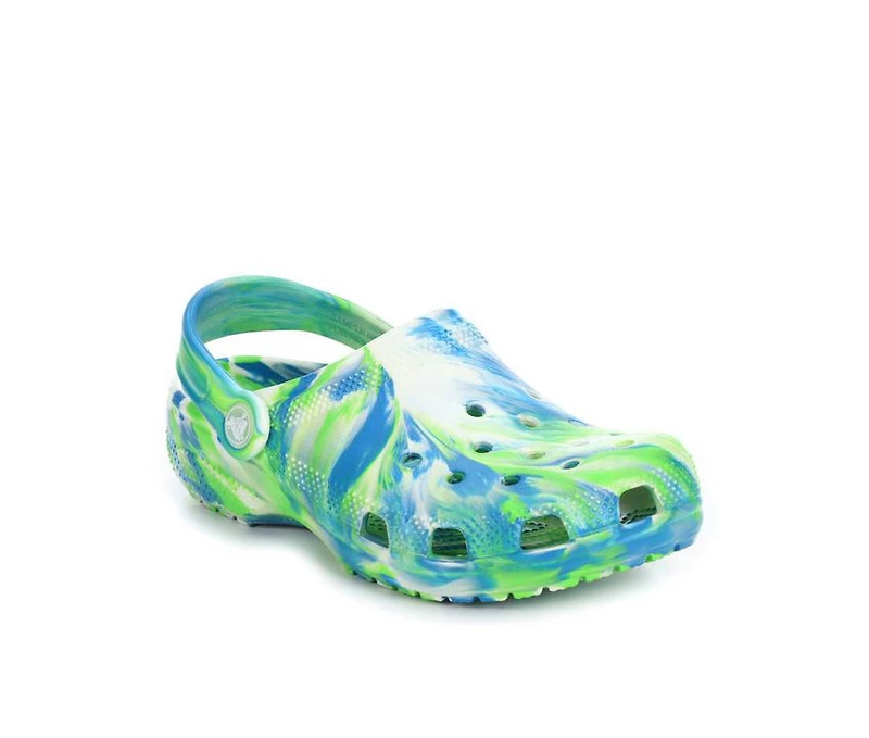 Boys' Crocs Infant & Toddler Classic Glow Marbled Clogs