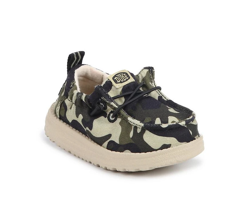 Boys' HEYDUDE Infant Lil Dudes Slip-On Core Crib Shoes