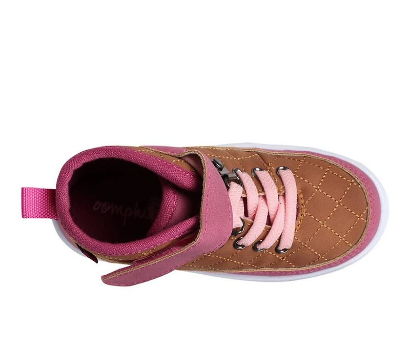 Girls' Oomphies Toddler & Little Kid Wrenley High Top Sneakers