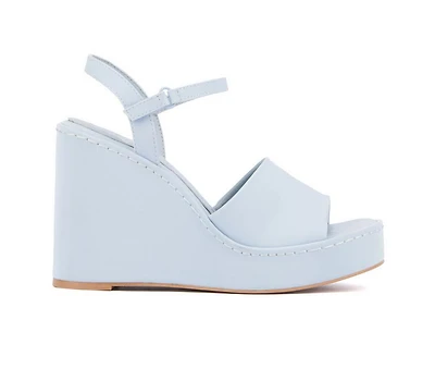 Women's Olivia Miller Magnetic Platform Wedge Sandals