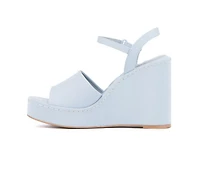 Women's Olivia Miller Magnetic Platform Wedge Sandals