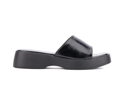 Women's Olivia Miller Ambition Platform Wedge Sandals