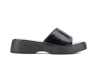 Women's Olivia Miller Ambition Platform Wedge Sandals