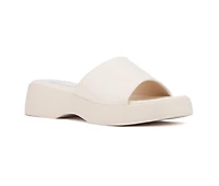 Women's Olivia Miller Ambition Platform Wedge Sandals