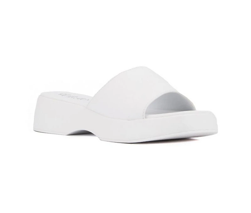 Women's Olivia Miller Ambition Platform Wedge Sandals