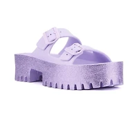 Women's Olivia Miller Sparkles Platform Sandals
