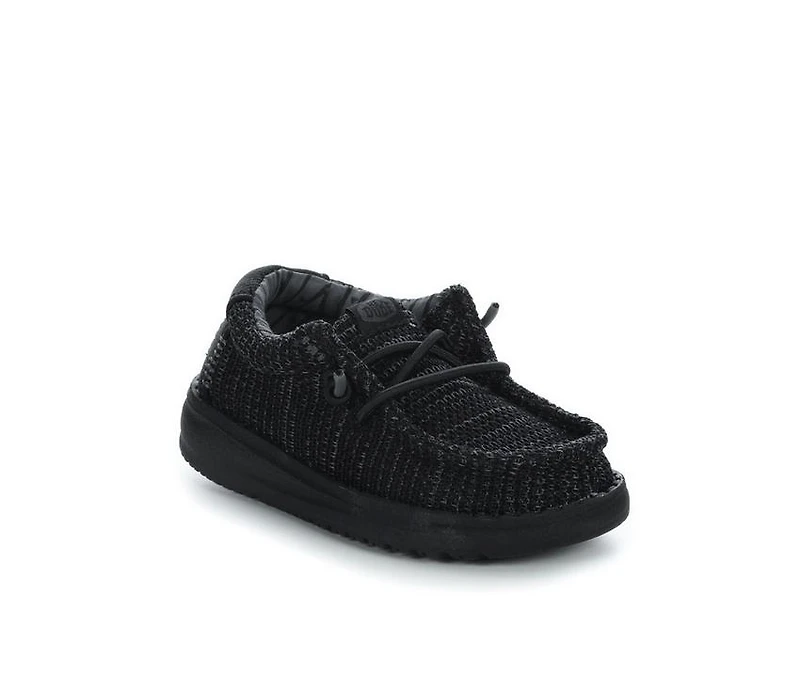 Boys' HEYDUDE Toddler Wally Stetch Sox Casual Shoes