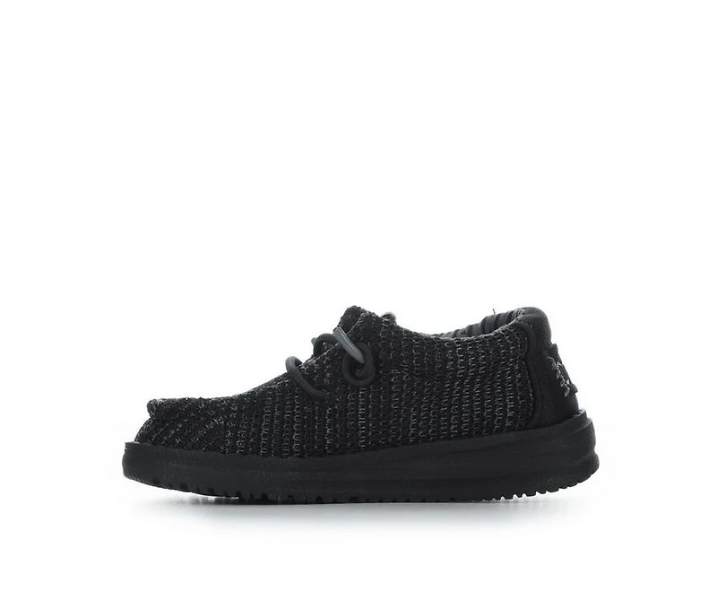 Boys' HEYDUDE Toddler Wally Stetch Sox Casual Shoes