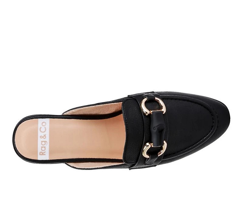 Women's Rag & Co Abner Horsebit Mules