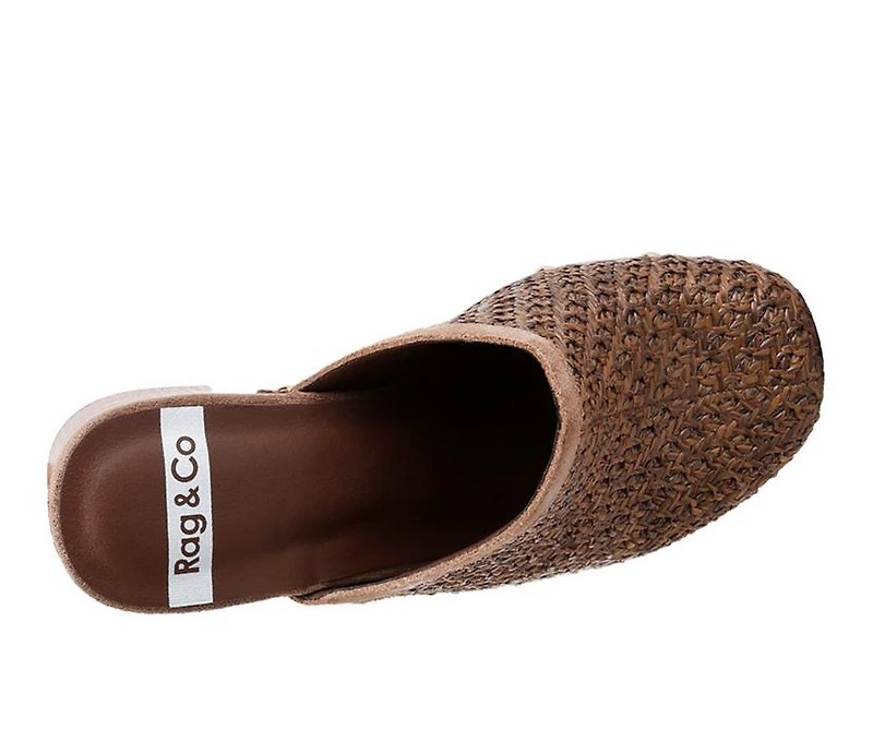Women's Rag & Co Jeydena Heeled Clogs