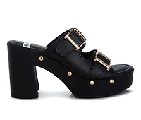 Women's Rag & Co Kenna Recycled Leather Platform Dress Sandals