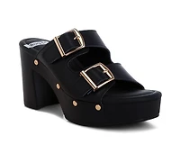 Women's Rag & Co Kenna Recycled Leather Platform Dress Sandals