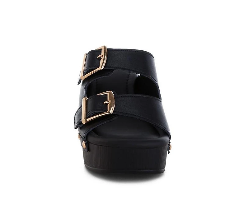 Women's Rag & Co Kenna Recycled Leather Platform Dress Sandals