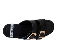 Women's Rag & Co Kenna Recycled Leather Platform Dress Sandals