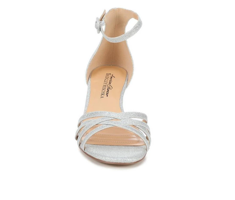 Women's American Glamour BadgleyM Jemi Special Occasion Wedge Sandals