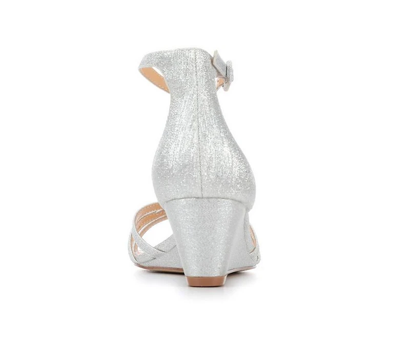 Women's American Glamour BadgleyM Jemi Special Occasion Wedge Sandals