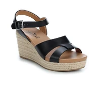 Women's Vintage 7 Eight Front-S Wedge Sandals