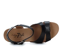 Women's Vintage 7 Eight Front-S Wedge Sandals