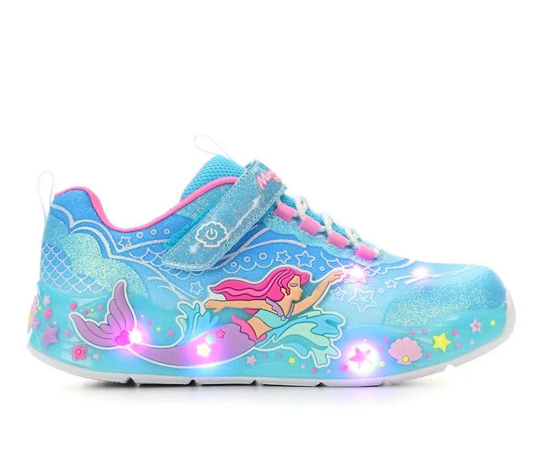 Girls' Skechers Little Kid Mermaid Dreams Light-Up Shoes
