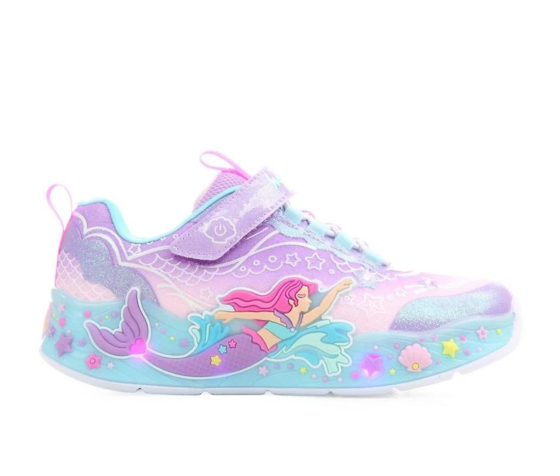 Girls' Skechers Little Kid Mermaid Dreams Light-Up Shoes