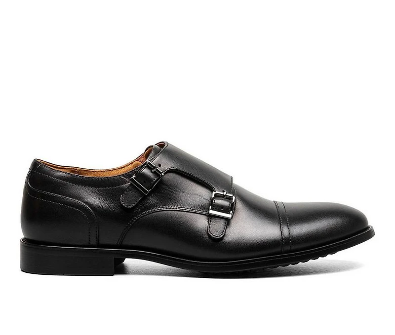 Men's Florsheim Rucci Cap Toe Double Monk Strap Dress Shoes
