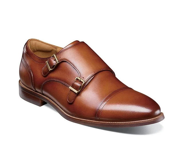 Stacy Adams Bayne Leather Cap Toe Double Monk Strap Dress Shoes at  CoolSprings Galleria in Franklin, TN