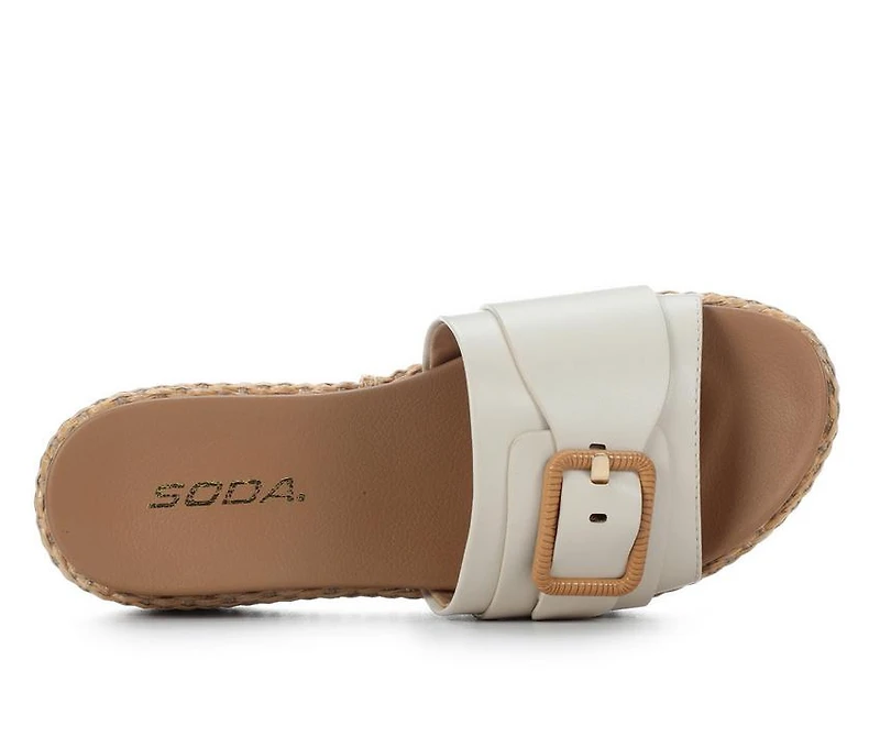 Women's Soda Lulah Wedge Sandals