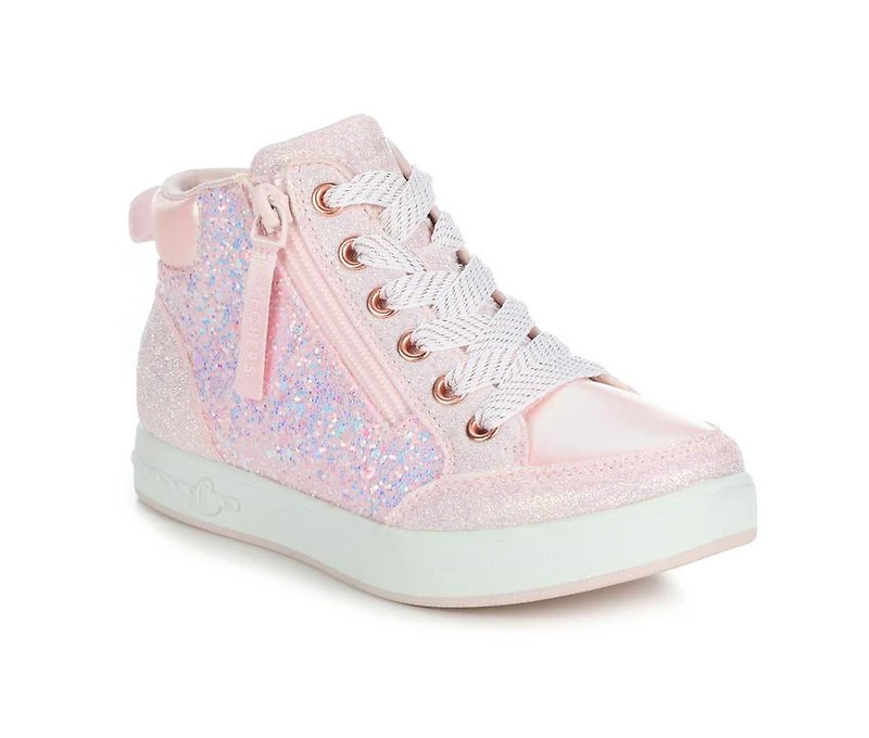 Girls' Skechers Street Little Kid & Big Standouts 2.0 Luxe Shimmer High-Top Sneakers