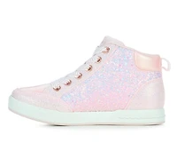 Girls' Skechers Street Little Kid & Big Standouts 2.0 Luxe Shimmer High-Top Sneakers