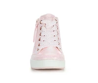 Girls' Skechers Street Little Kid & Big Standouts 2.0 Luxe Shimmer High-Top Sneakers