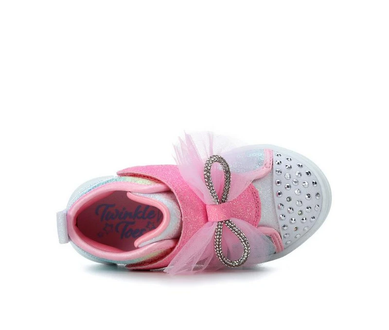 Girls' Skechers Toddler Twinkle Sparks Ombre Bow Sneakers