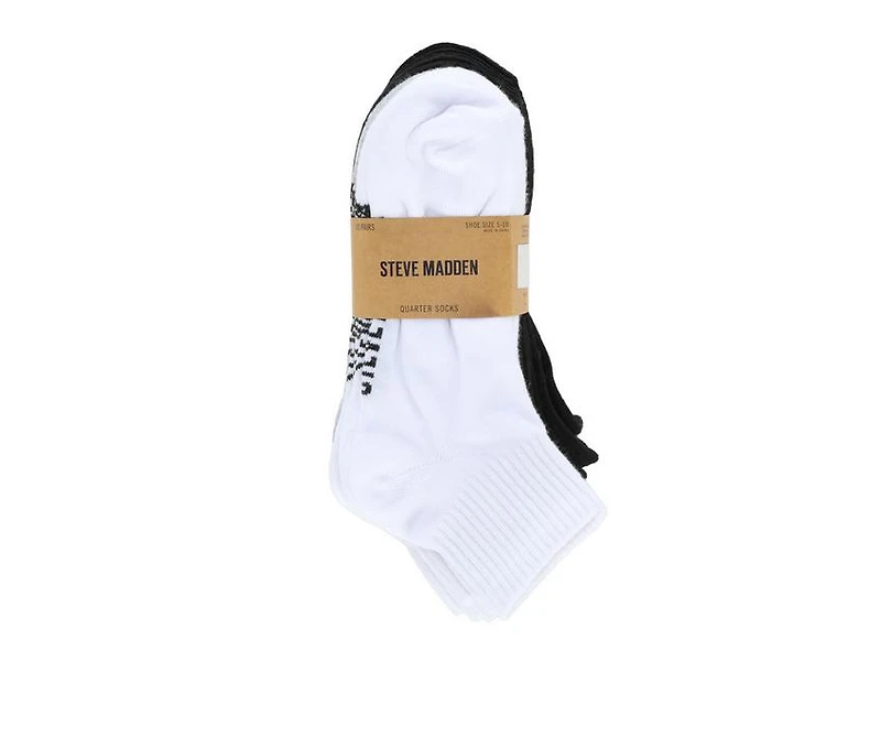 Steve Madden 10 Pair Womens Quarter Socks