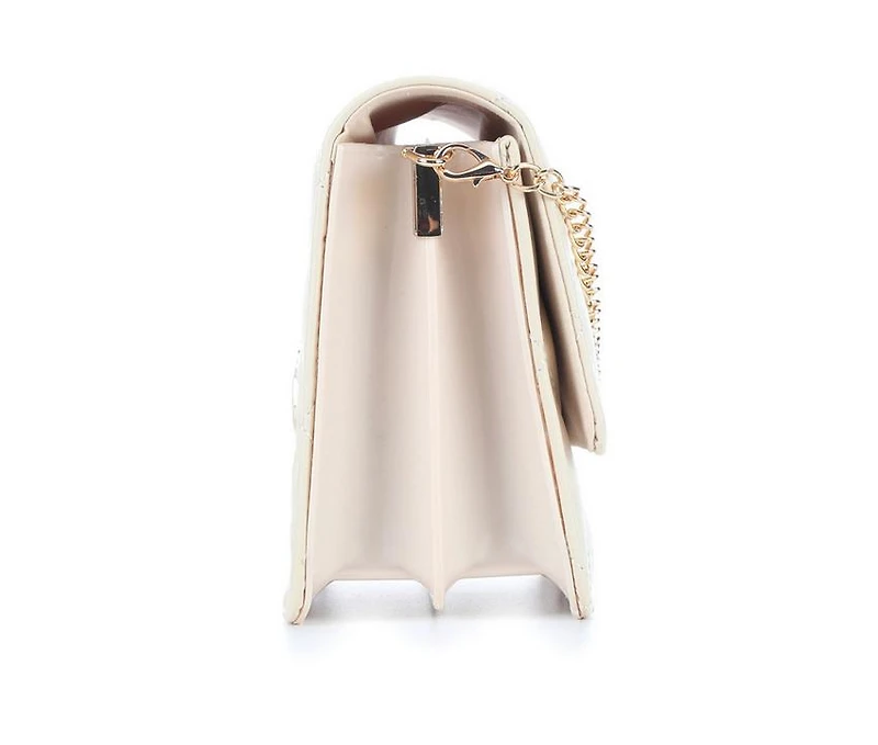 Olivia Miller Quilt Metal Latch Crossbody Handbag