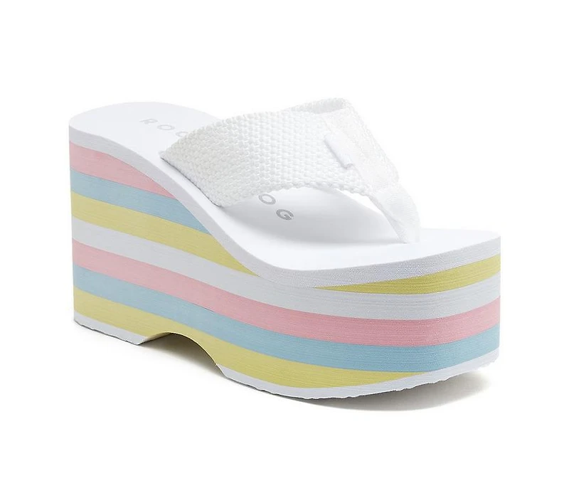 Women's Rocket Dog Bigtop Platform Flip-Flop Wedges